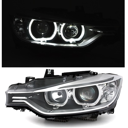 Unité De Commande De Phare Xénon LED Angel Eyes Pour BMW Série 3 F30 F31 F34 - Référence 63117398766 - Compatible 2011-2016